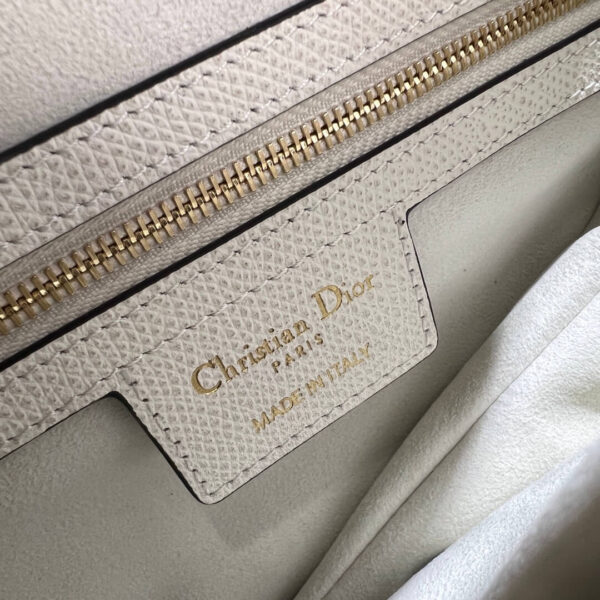 Dior Saddle Bag In White - Image 3