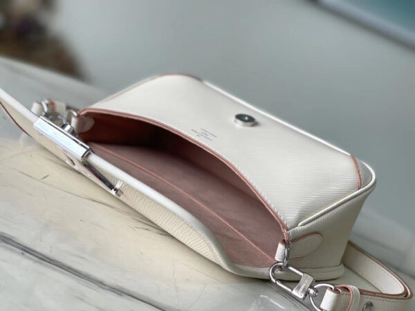 LV Buci Epi Leather Crossbody Bag White - Image 3