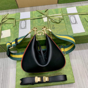 Gucci Attache Small Shoulder Bag Black
