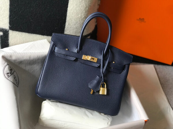 Hermes Birkin Blue Bag