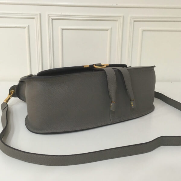 Chloe Marcie Double Carry Grey Bag - Image 3