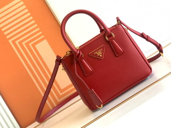 Prada Galleria Saffiano Red Bag