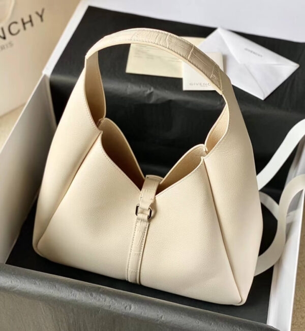 Givenchy G-Hobo Medium Shoulder Bag White - Image 2