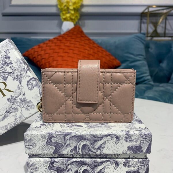Dior Dior 5-Gusset Card Holder Beige
