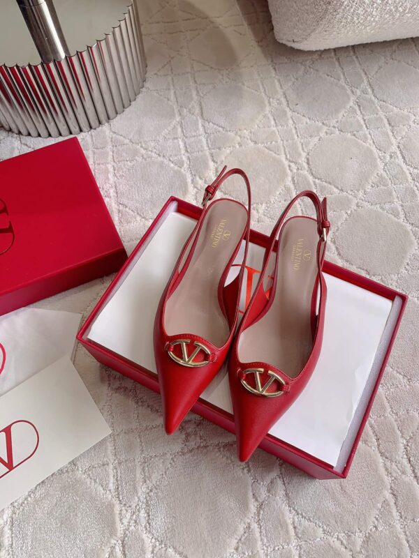 Valentino Garavani Red Slingback with Vlogo