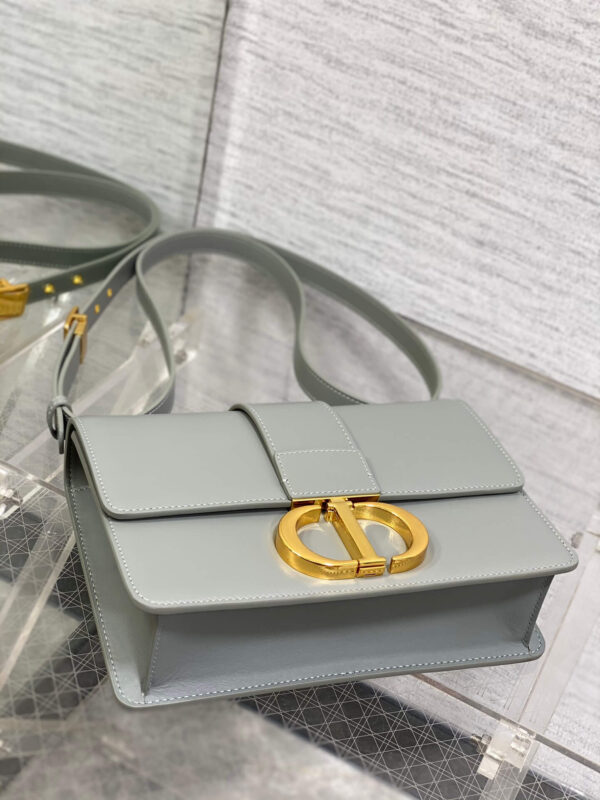 Dior Montaigne Stone Grey Bag - Image 3