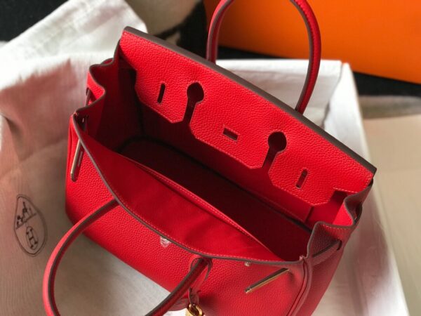 Hermes Birkin Red Bag - Image 7