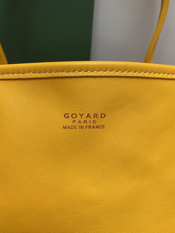 Goyard Mini Tote Yellow Bag - Image 4