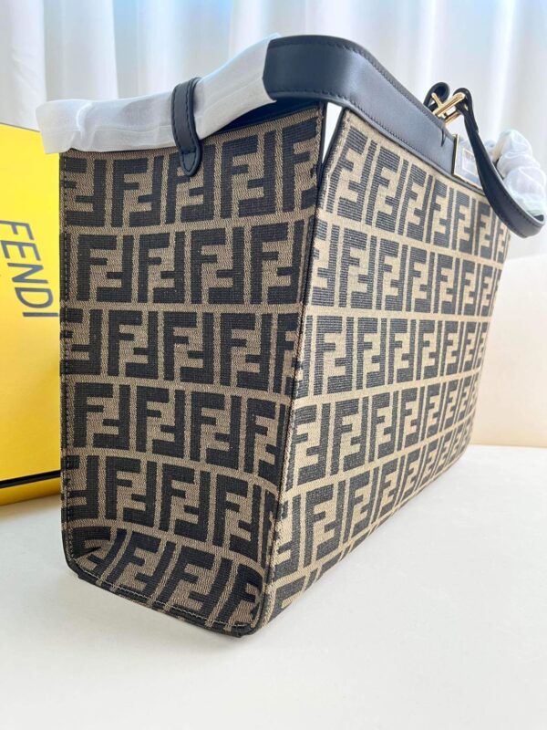 Fendi Women’s X-tote Bag In Canvas With Thread-embroidered Ff Monogram - Image 7