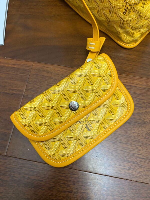 Goyard Mini Tote Yellow Bag - Image 5