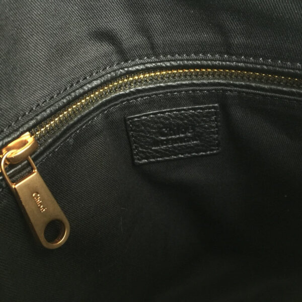 Chloe Marcie Double Carry Bag Black - Image 4