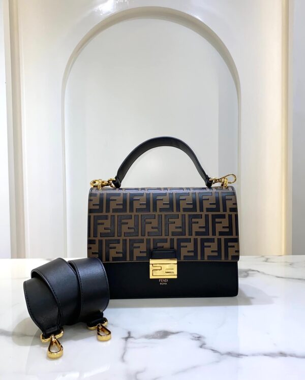 Fendi Kan I Leather Bag