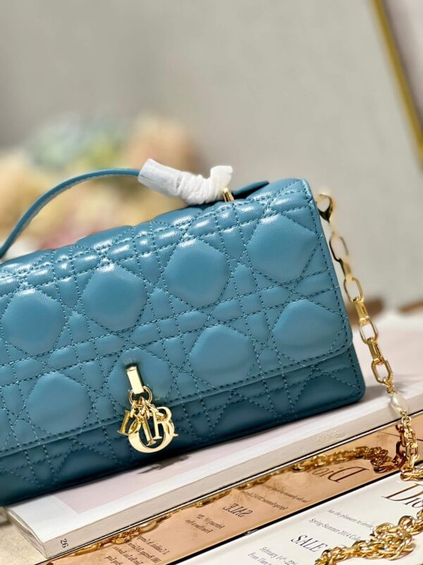 Miss Dior Top Handle Bag Purple - Image 3
