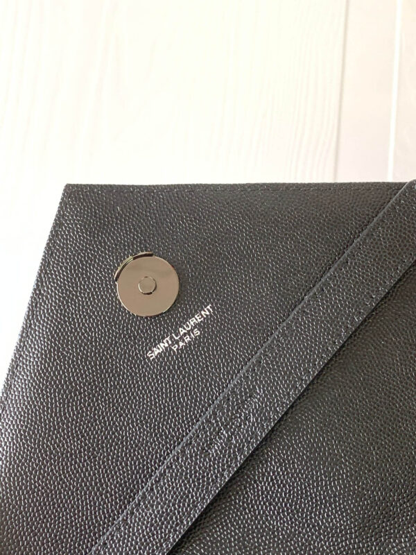 YSL Large Envelope Matelassé Leather Shoulder Bag - Image 3