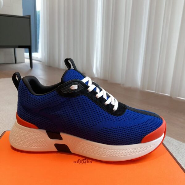 Hermes Bouncing Sneaker Blue - Image 5