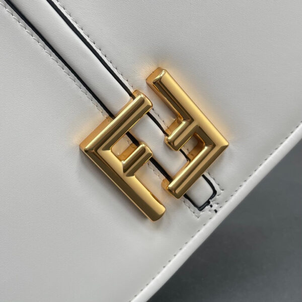 Fendi C'mon Medium White Bag - Image 4