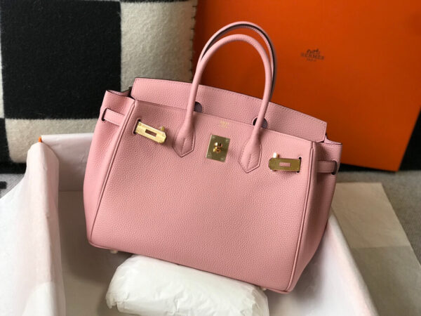 Hermes Birkin Pink Bag - Image 4