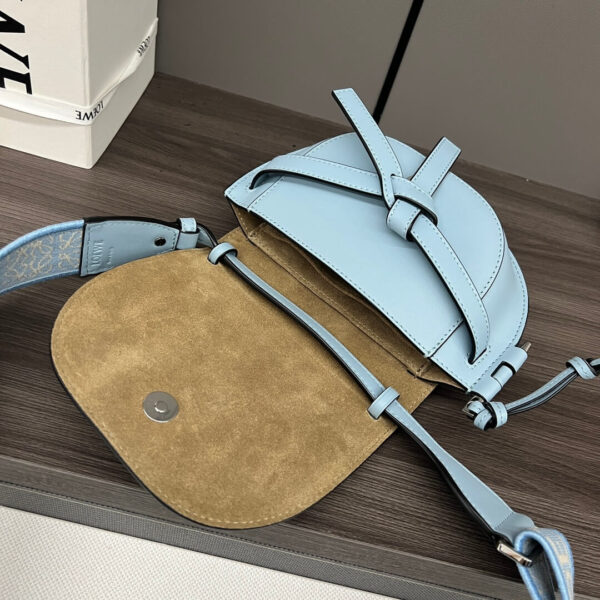 Loewe Gate Small Jacquard-trimmed Shoulder Bag - Image 3
