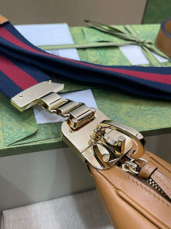Gucci Attache Small Shoulder Bag Brown - Image 3