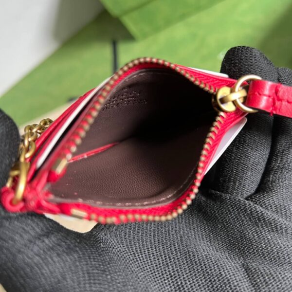 Gucci Red Card Holder - Image 6
