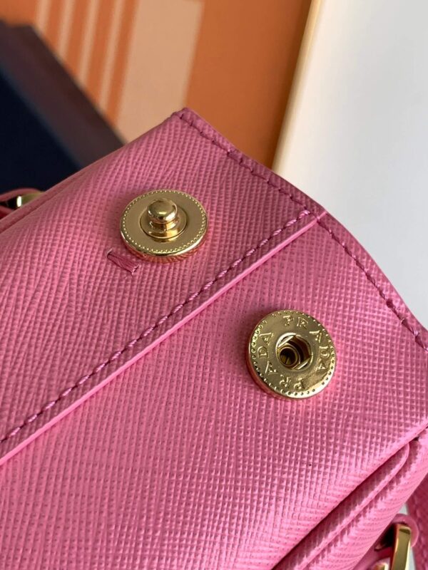 Prada Galleria Saffiano Pink Bag - Image 4