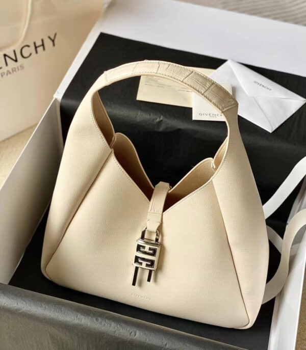 Givenchy G-Hobo Medium Shoulder Bag White