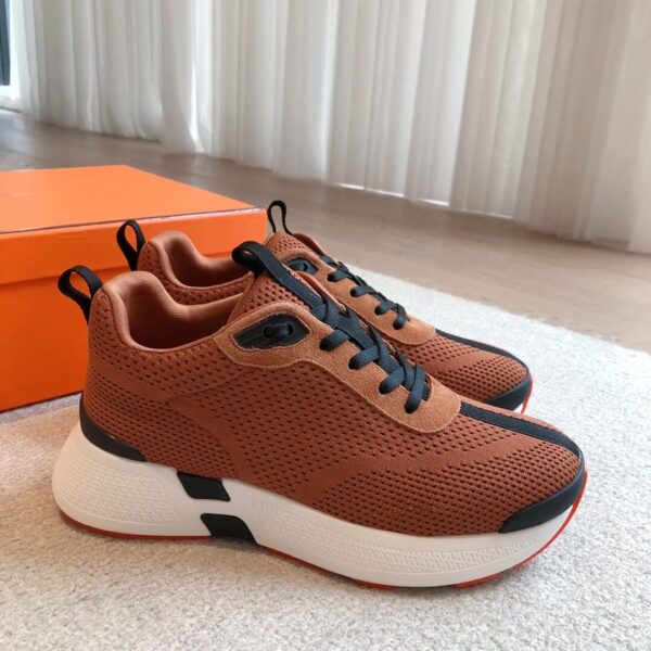 Hermes Bouncing Sneaker Brown - Image 4