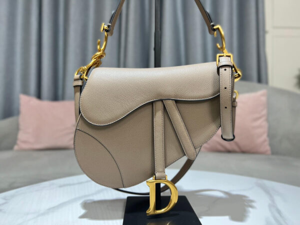 Dior Saddle Bag in Grey