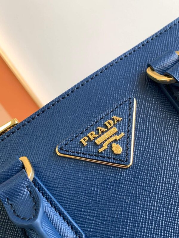 Prada Galleria Saffiano Blue Bag - Image 4