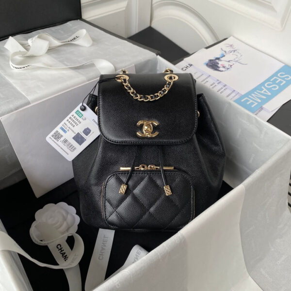 Chanel Affinity Black Backpack