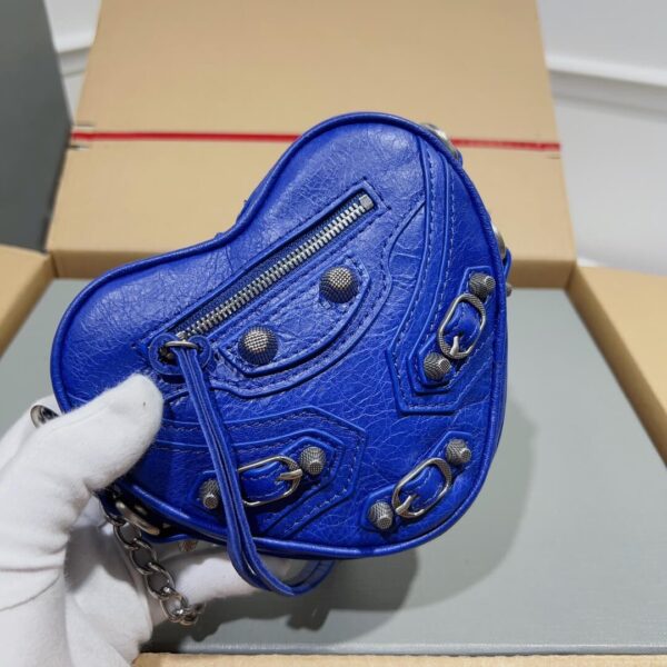 Balenciaga Mini Le Cagole Heart Bag - Image 5