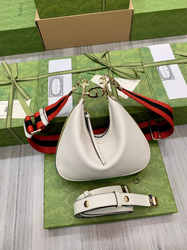 Gucci Attache Small Shoulder Bag White