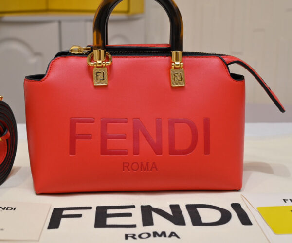 Fendi By The Way Bag Red - Image 5