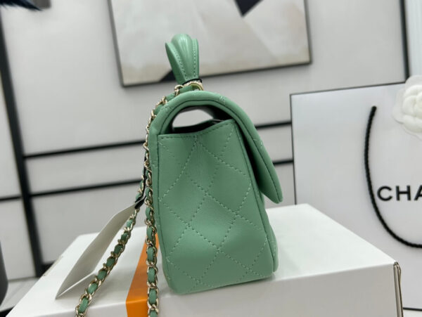 Chanel Mini Rectangular Flap with Top Handle Bag - Image 4
