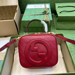 Gucci Blondie Top Handle Red Bags