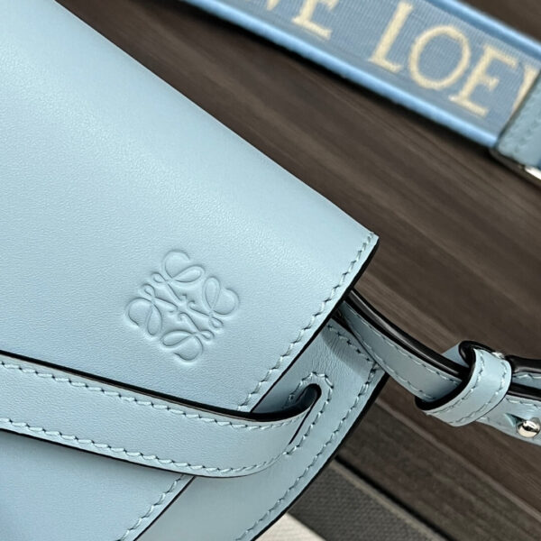 Loewe Gate Small Jacquard-trimmed Shoulder Bag - Image 5
