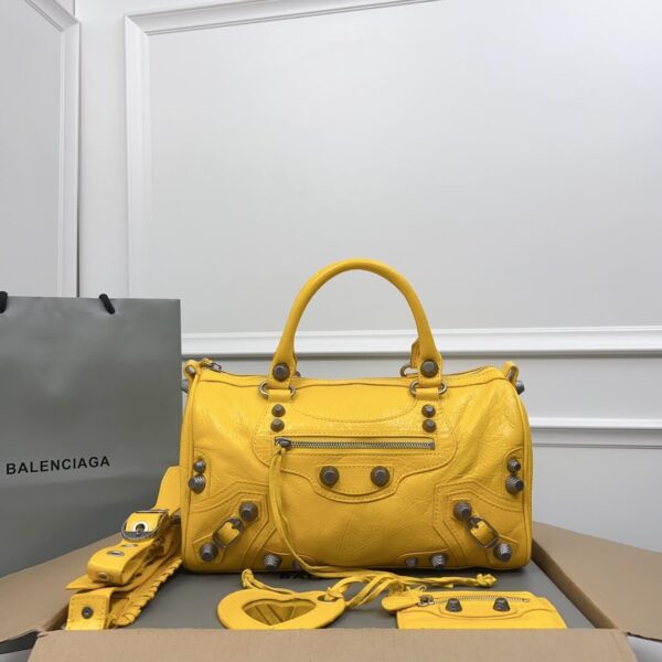 Balenciaga Classic City Yellow Bag - Image 4