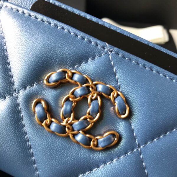 Chanel 19 Leather Card Holder - Image 5