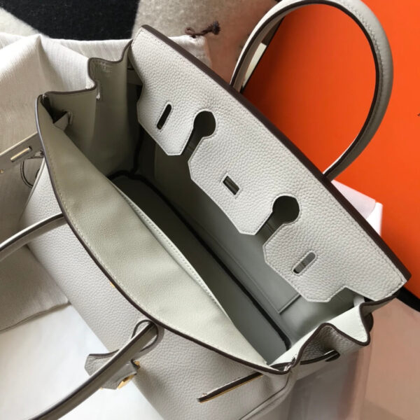 Hermes Birkin Gris Perle Bag - Image 2
