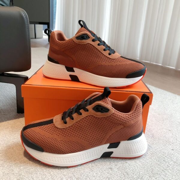 Hermes Bouncing Sneaker Brown - Image 5