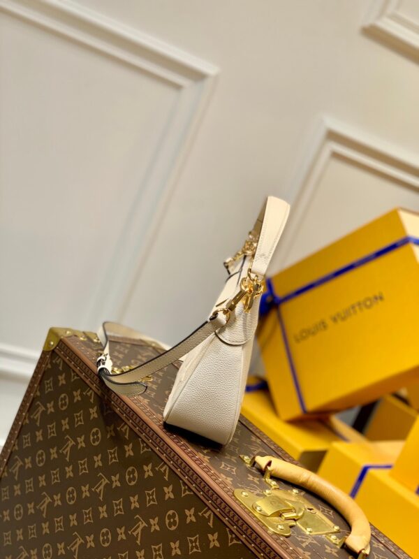 LV Bagatelle Black Monogram Empreinte Bag White - Image 2