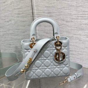 Lady Dior Bag Pearl Grey