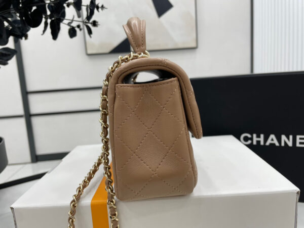 Chanel Mini Rectangular Flap with Top Handle Bag - Image 5