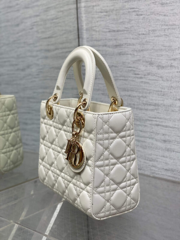Lady Dior Bag White - Image 4