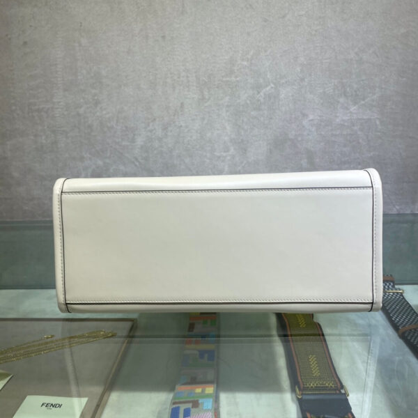 Women Fendi Sunshine Medium Bag White - Image 6