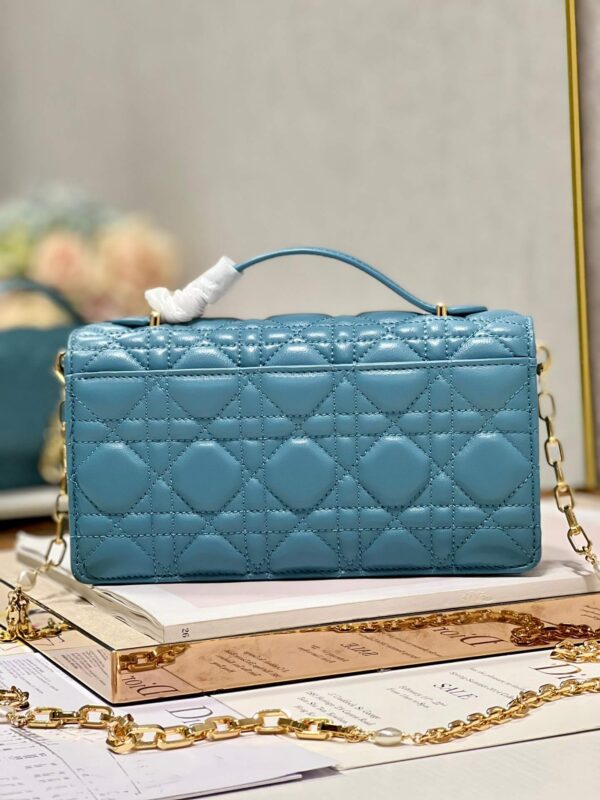 Miss Dior Top Handle Bag Purple - Image 4