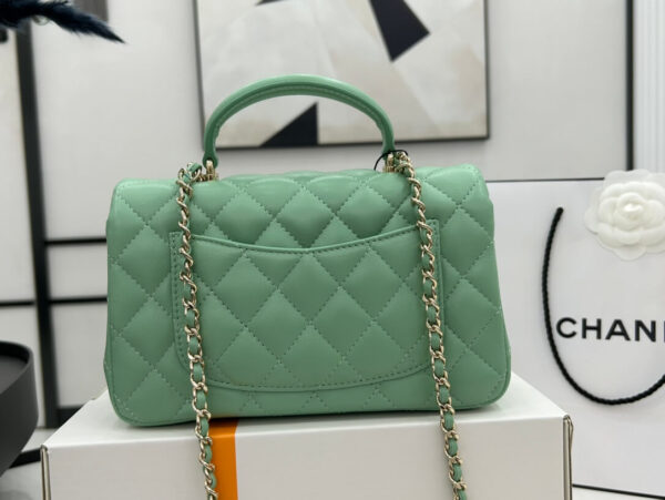 Chanel Mini Rectangular Flap with Top Handle Bag - Image 5