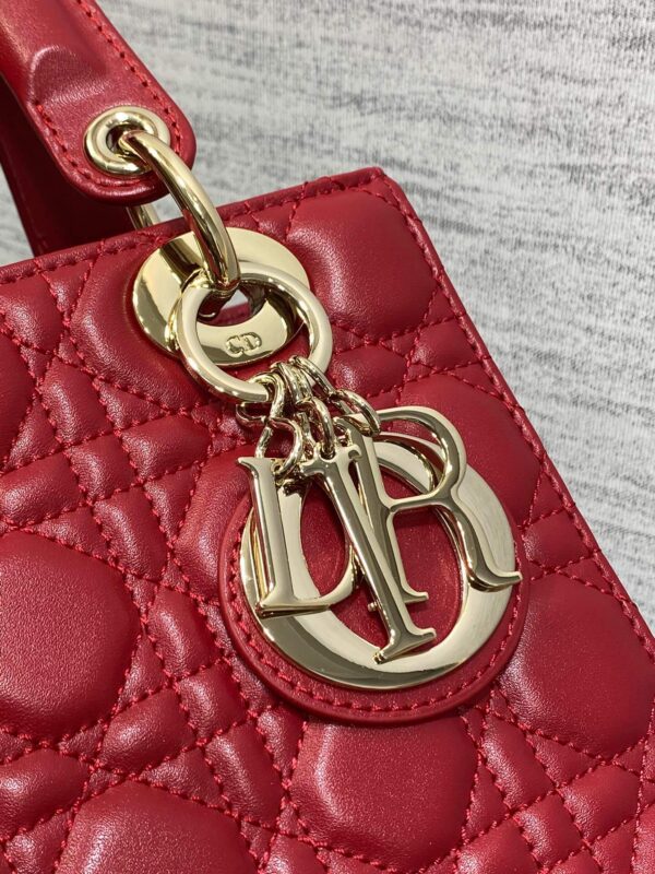 Lady Dior Bag Red - Image 5