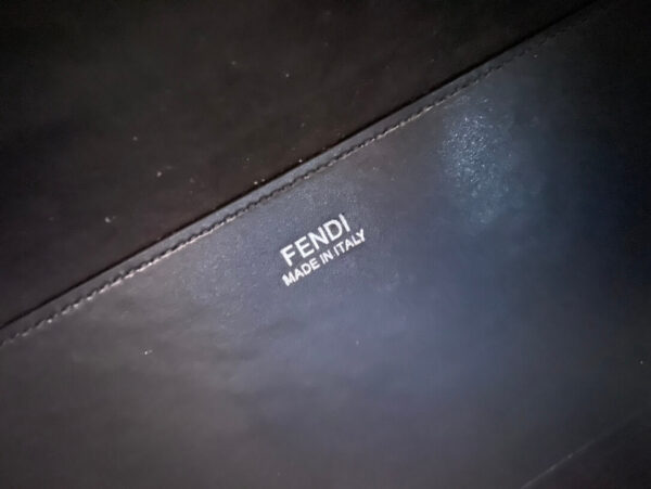 Fendi Sunshine Roma Bag Capsule Leather Black/White - Image 3