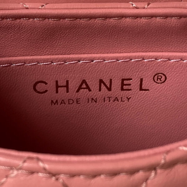 Chanel Small Kelly Shopper Pink Bag - Image 7